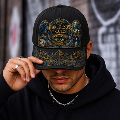 The Alan Parsons Project Stained Glass Embroidered Denim Cap