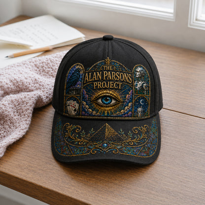 The Alan Parsons Project Stained Glass Embroidered Denim Cap
