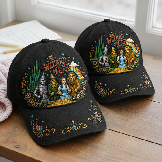 The Wizard of Oz Classic Characters Embroidered Denim Cap
