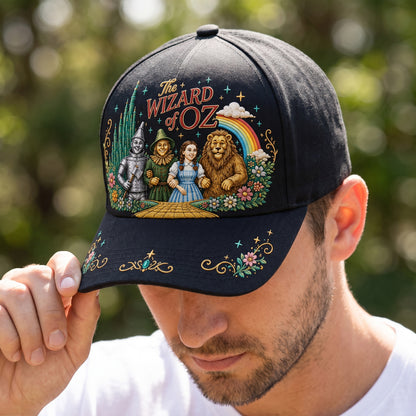 The Wizard of Oz Classic Characters Embroidered Denim Cap
