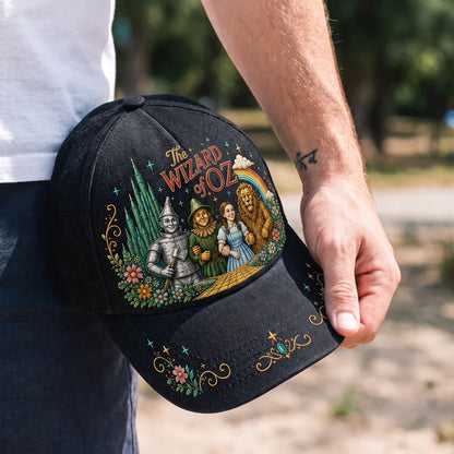 The Wizard of Oz Classic Characters Embroidered Denim Cap